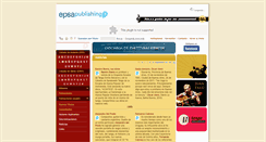 Desktop Screenshot of epsapublishing.com