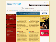 Tablet Screenshot of epsapublishing.com